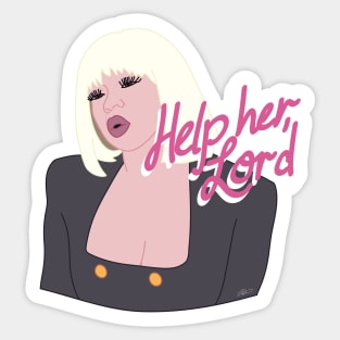 Help Her, Lord Sticker